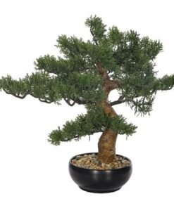 Alternative view of Artificial Bonsai Tree, Lifelike Faux Plants with Green Leaves & Pot, Maintenance-Free, No Watering, Long Lasting Faux Tree, Odorless & Waterproof Fake Plants for Event Home Office Decor (40cm)