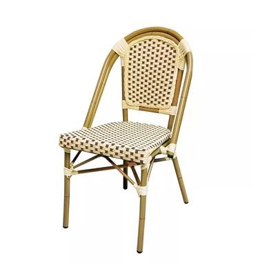 Jeffcoco Furniture bamboo relax chair for bacony,outdoor,coffee shop,restaurant chair,home chair,dining chair,retro style,wedding chair (Brown) - Image 2