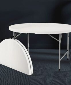 Alternative view of Jeffcoco Furniture Portable Plastic Folding Table Dia 150cm Round for 8-10 Person for Party/Picnic/Garden/Dining/Kitchen/Buffee/Restaurant (1.5m)