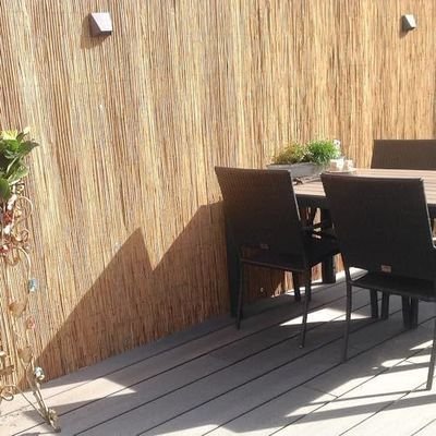 Egardenkart Reed Privacy Fence Screen for Outdoor Spaces Natural Grass Mat (180cmx500cm)