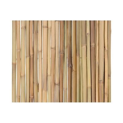 Egardenkart® Natural Rolled Bamboo Fence Thick Natural Privacy Fence (Beige, 250x100cm)