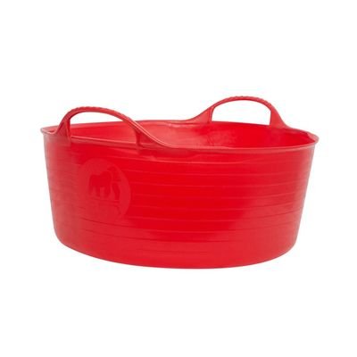 Red Gorilla - Gorilla Tubs & Recycled Black Tubs - Small Shallow 15L -Red - Image 3
