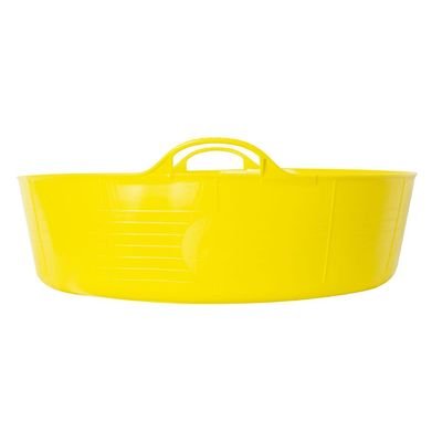 Red Gorilla - Gorilla Tubs & Recycled Black Tubs - Large Shallow 35L -Yellow - Image 3