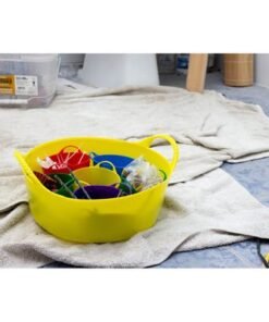 Red Gorilla - Gorilla Tubs & Recycled Black Tubs - Mini Shallow 5L -Yellow