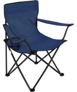 Alternative view of Camping Chair, Folding Camping Chairs for Adults with Armrests and Cup Holder and Carrying Bag, Lightweight Portable for Beach, Perfect for Caravan trips, BBQs, Garden, Picnic, (Navy Blue)
