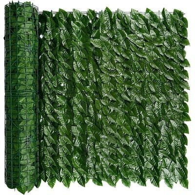 Egardenkart® Artificial Faux Hedge Privacy Fence Wall Screen, Leaf and Vine Decoration for Outdoor Garden Home Decor, (Watermelon) - Image 2