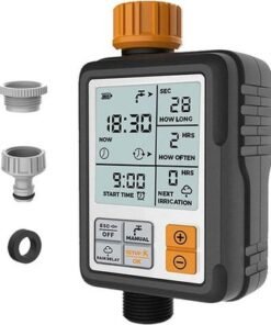 Alternative view of EGARDENKART Sprinkler Timer,Water Timer Digital Programmable Garden Lawn Hose Faucet Timer Irrigation System Controller/Child Lock Mode/Auto&Manual Mode/Rain Delay/3 Inches Large Screen/IP65-UPGRADE