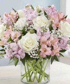 Pink and White Flower Arrangement