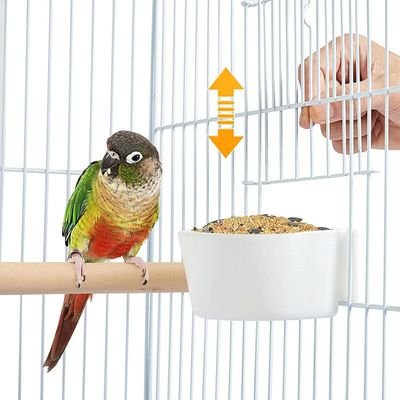 Bird Cage with Rolling Stand White - Image 4