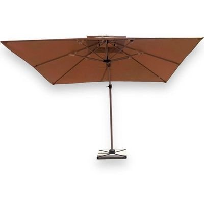 Noorshade Solar Powered LED Outdoor Umbrella UV-Resistant Waterproof Canopy with Rotating Handle for Garden & Patio - Image 3