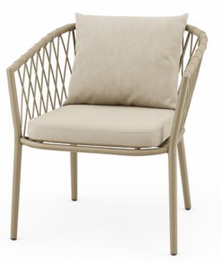 Suzx Modern Outdoor Lounge Armchair Weather-Resistant Patio Sofa - Image 3
