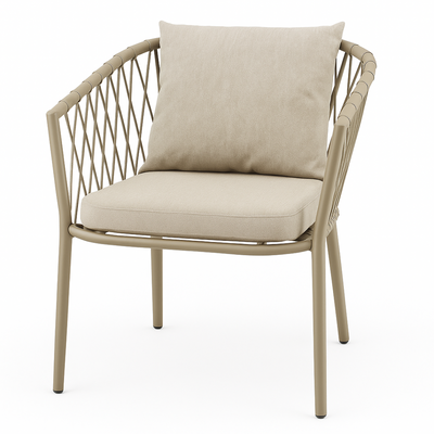 Suzx Modern Outdoor Lounge Armchair Weather-Resistant Patio Sofa - Image 3