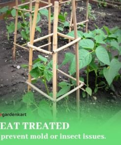 Bamboo Sticks for Plants - 180 Cm, 5 Pcs | Garden Sticks for Strong Support | Long Plant sticks for Plant Support Stakes (Slim, 5pcs, 180cm)