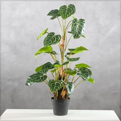 Monstera Faux Plant, Nearly Natural Artificial Plants with Pots & Green Leaves, Waterproof, Fade-Resistant Fake Plants, Pet-Friendly & Maintenance-Free Fake Tree for Home Event Decor (SG) - Image 2