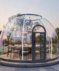 Alternative view of Garden Dome Igloo 4 Meter Clear Bubble Tent Outdoor for Garden, Weather Proof Pod Camping Patio Igloo Tent for Backyard Canopy Gazebos Screen House Room Lean to Greenhouse