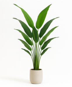 190 cm Artificial Bird of Paradise Plant Lush Indoor Tropical Decor for Living Room, Bedroom & Office (Without Pot) - Image 4