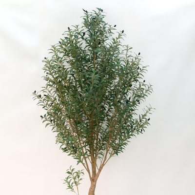 Large 180cm Luxury Artificial Olive Plant with Natural Textured Trunk (Without Pot) - Image 5