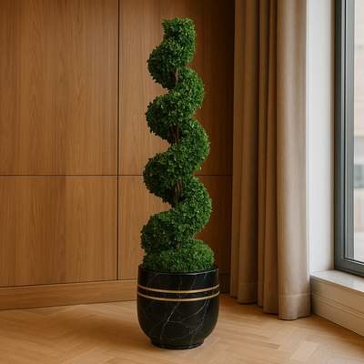 120cm Artificial Spiral Topiary Bonsai Tree Premium Indoor & Outdoor Home Décor Plant (Without Pot) - Image 2