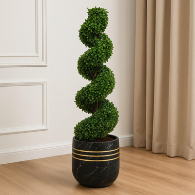 120cm Artificial Spiral Topiary Bonsai Tree Premium Indoor & Outdoor Home Décor Plant (Without Pot) - Image 3