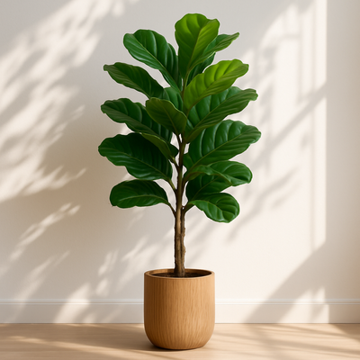 160cm Artificial Fiddle Leaf Fig Plant Premium Indoor Decor (Without Pot) - Image 4