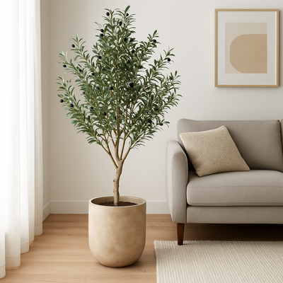 Textured Ceramic Planter Pot Premium Indoor & Outdoor Décor (29x30cm) - Image 4