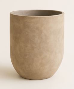 Alternative view of Textured Ceramic Planter Pot Premium Indoor & Outdoor Décor (24x27cm)