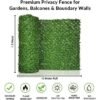 Egardenkart Chain Link Privacy Garden Fence -| Double Sided Privacy Fence for Garden, Balcony Privacy | Fireproof & UV Resistant Balcony Fence for Garden Balcony Décor