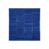 Aurora Strips Series Klein Blue Glossy Long Strip Kiln Vary Porcelain Mosaic