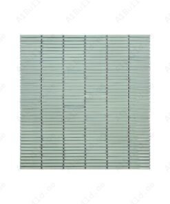 Aurora Strips Series Mint Green Long Strip Glossy Glazed Porcelain Mosaic