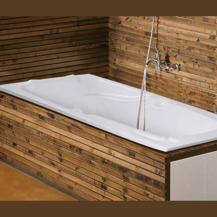 Lulu acrylic rectangular bathtub 170x80cm