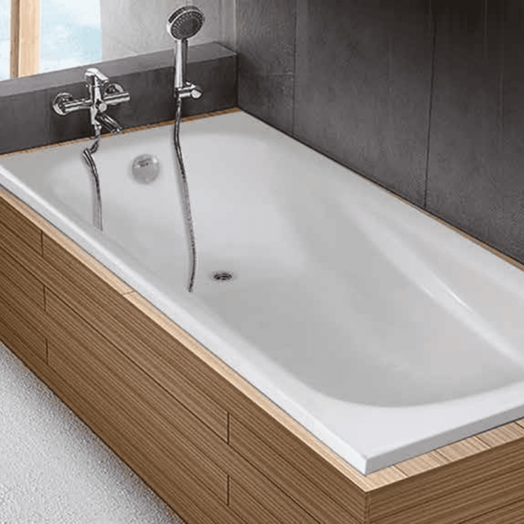 Acrylic bathtub rectangular queen 170×70