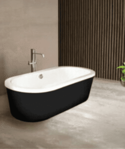 Unwind in style: acrylic luxury bathtub with freestanding whirlpool jacuzzi