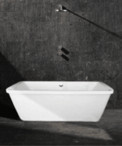 Luxury freestanding acrylic bathtub with whirlpool jacuzzi – 170cm x 80cm for ultimate relaxation