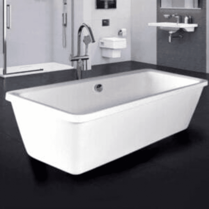 Fortune freestanding acrylic bathtub with whirlpool jacuzzi – 170cm x 80cm x 40cm for ultimate luxury