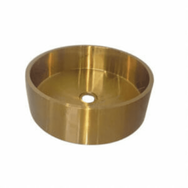 Contemporary metal wash basin explore the sf-12.g model sized at 400x400x140mm
