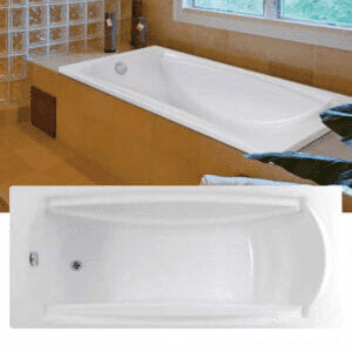 Sara bliss: acrylic bathtub – immerse in relaxation with a stylish 170cm dimension for your ultimate bathing sanctuary