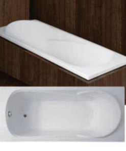 Lara acrylic bathtub – elevate your bathing experience with the spacious 180cm dimension, perfect for a relaxing tub over tub design