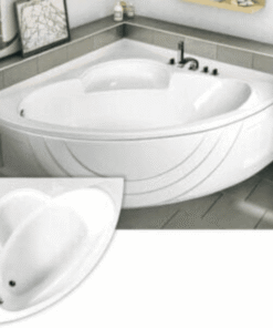 Superior comfort in every corner: freestanding superior corner bathtub – elevate your bathing experience with a space-saving 145cm dimension for a luxurious and stylish retreat