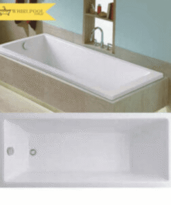 Immerse yourself in comfort: aqua large acrylic bathtub – 160cm bliss