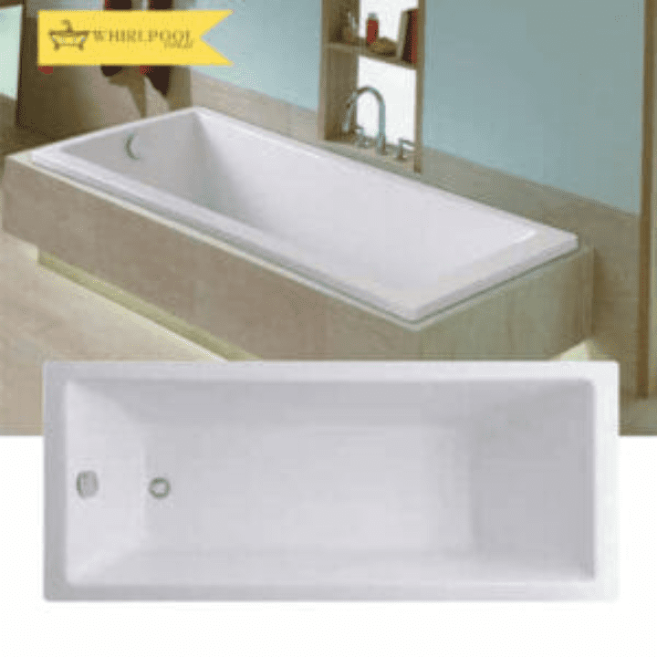 Immerse yourself in comfort: aqua large acrylic bathtub – 160cm bliss