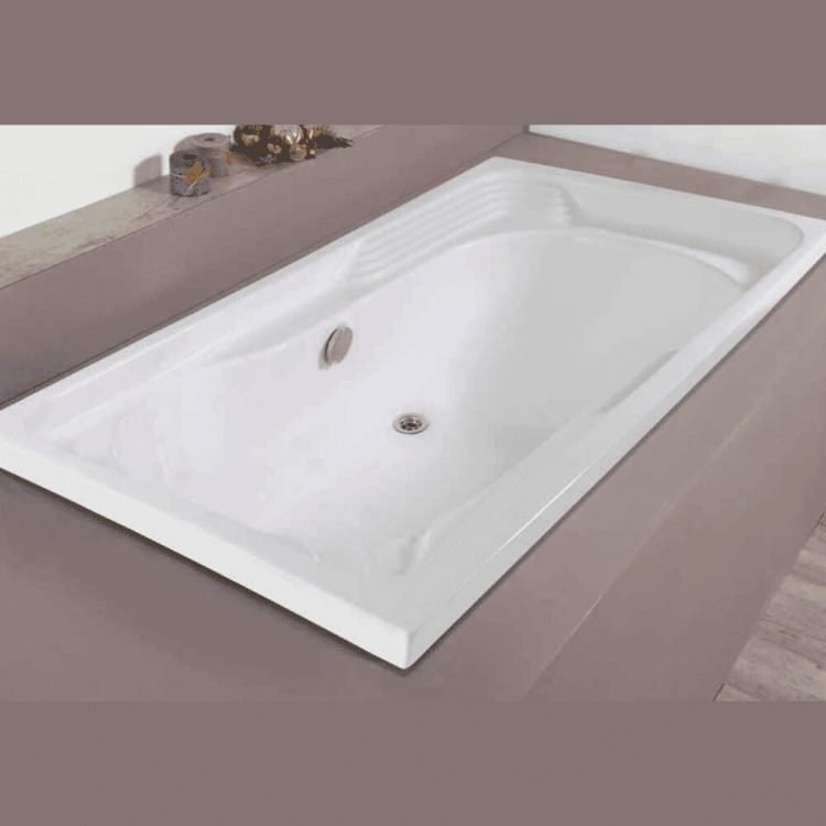 Romeo inset acrylic bathtub 200×120