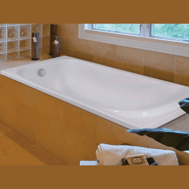 Rona acrylic rectangular bathtub 165x75cm 170x75cm 170x80cm