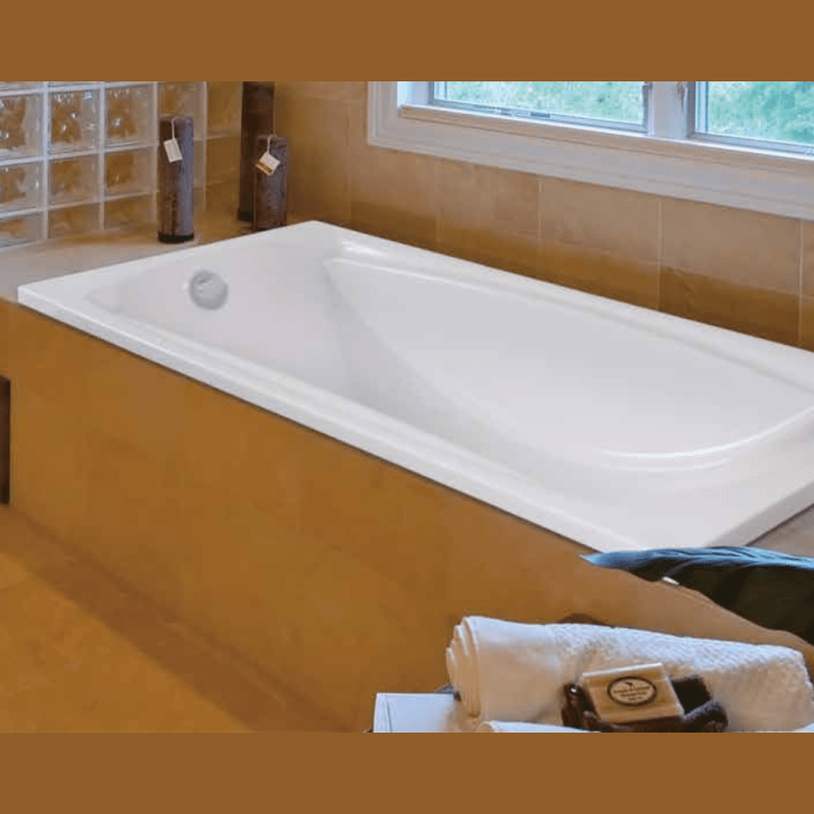 Sara acrylic rectangular bathtub 170×80