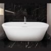 Stella freestanding acrylic bathtub 175×80 oval shape sanitech