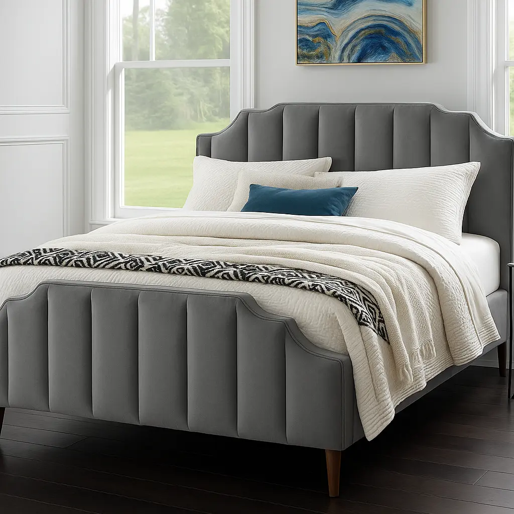 Streep Wingback Bed
