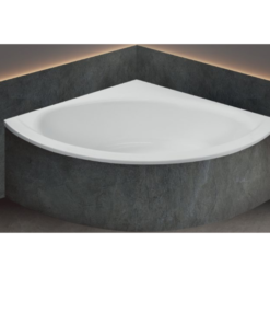 kim acrylic corner bathtub size 140×140 cm