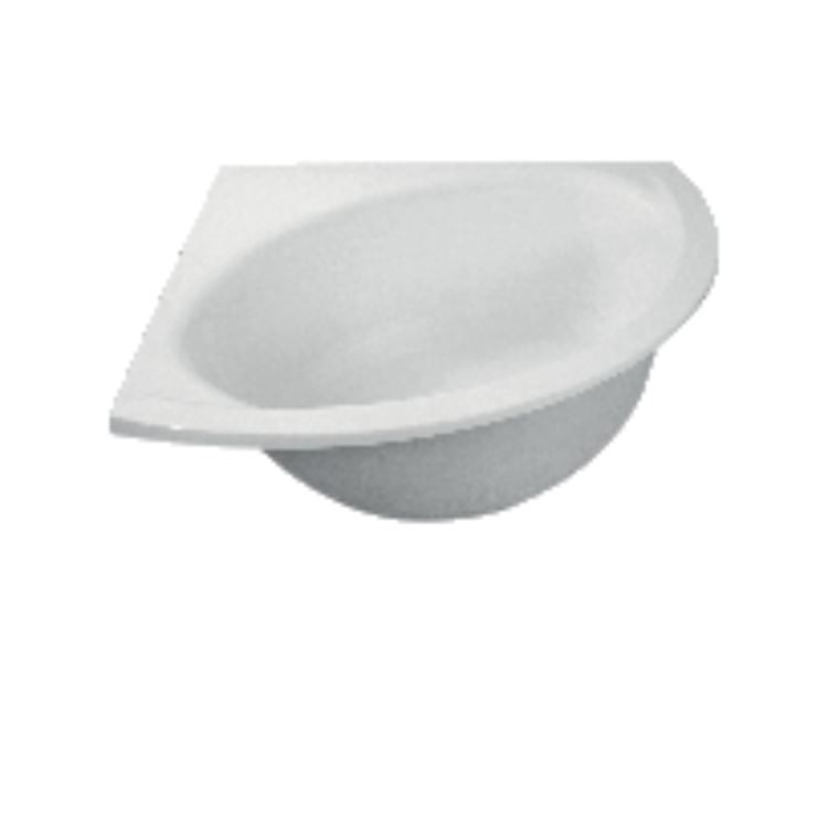 kim acrylic corner bathtub size 140×140 cm - Image 2