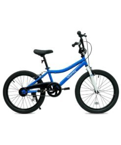 Whimsy Classic 20" Kids Bike 2-Minute Assembly, Handbrake, Child-Friendly Cycle, Adjustable Saddle Blue