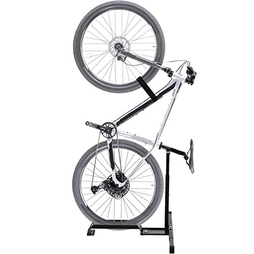 Qualward Vertical Bike Stand Floor Bicycle Rack Adjustable Upright Design, Space Saving for Living Room, Bedroom and Garage