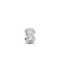 PANDORA Textured Infinity Symbol Mini Charm